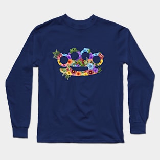 Floral Brass Knuckles Long Sleeve T-Shirt